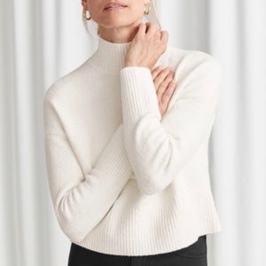 u0026 Other Stories | Sweaters | Other Stories Cropped Mock Neck Sweater |  Poshmark